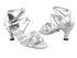 5008 259 Silver Satin_126 Silver Stardust Heel with 2.5" Heel in the photo