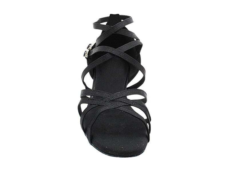 5008FT Black Satin with 1" Heel (8881) in the photo