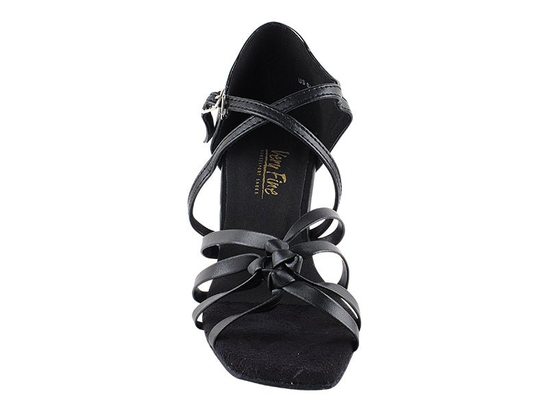 5011 Black Leather with 3" Heel in the photo