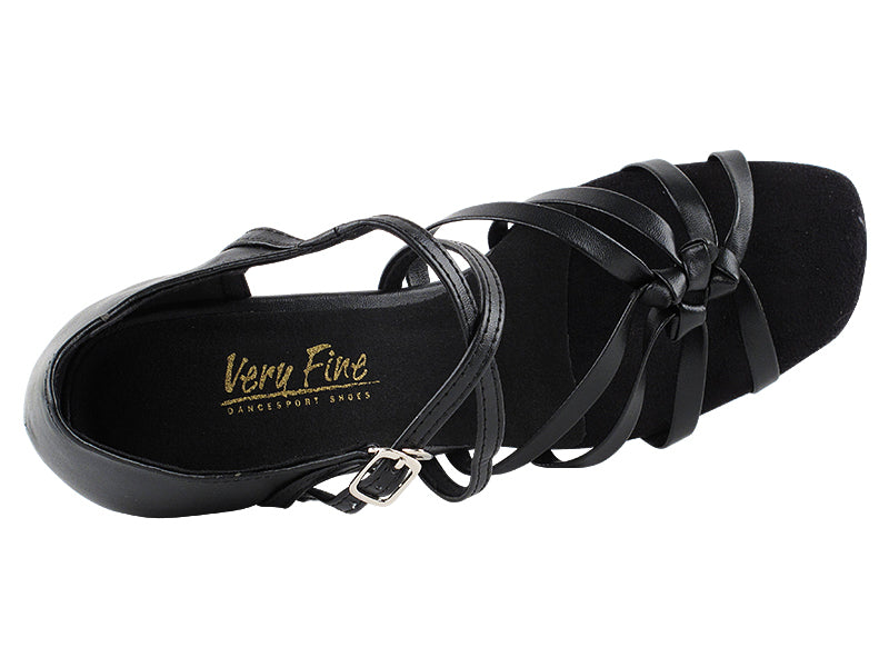5011 Black Leather with 3" Heel in the photo