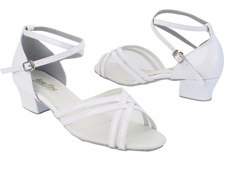 5017 White Patent_White Mesh with 1.5" Heel (2001) in the photo