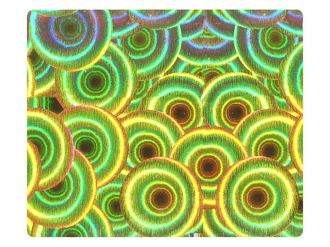 57 Gold Spiral PU Fabric Swatch