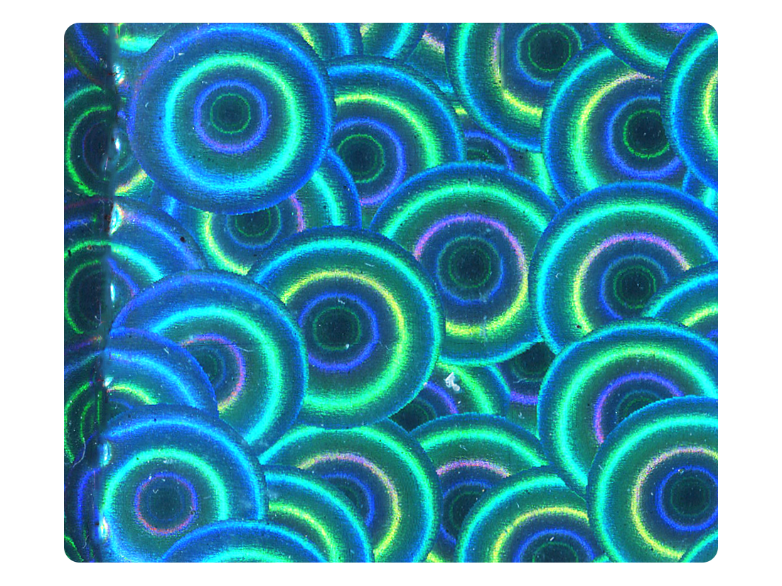 59 Blue Spiral PU Fabric Swatch