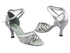 6005 259 Silver Satin with 2.75" Heel in the photo
