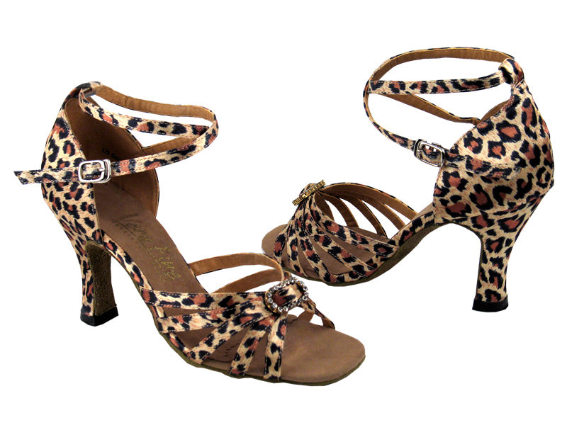 6005 Leopard & Stone with 3" Heel in the photo