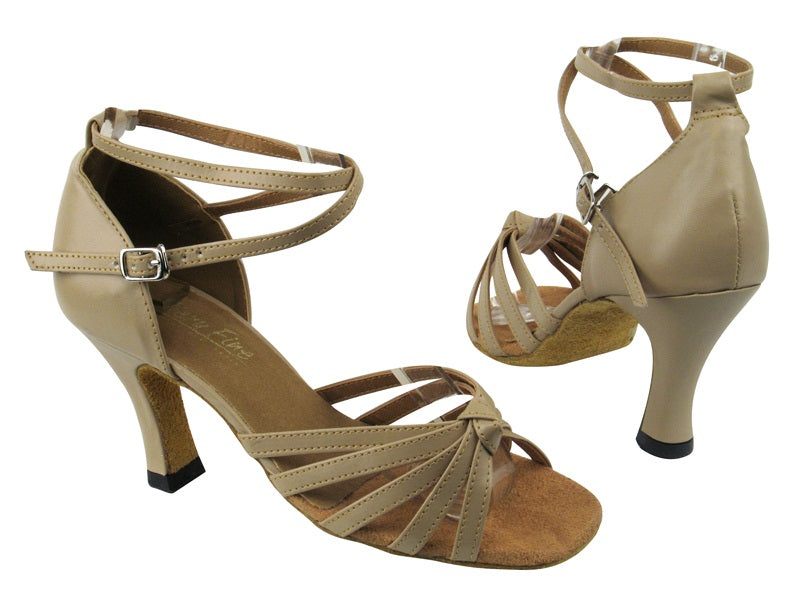 6005 Tan Leather with 3" heel in the photo