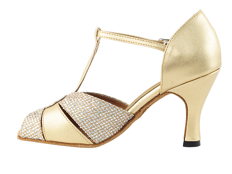 6006 Light Gold Leather & Gold Sparklenet
