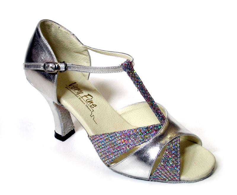 6016 Silver Lthr & Purple Sprklnet