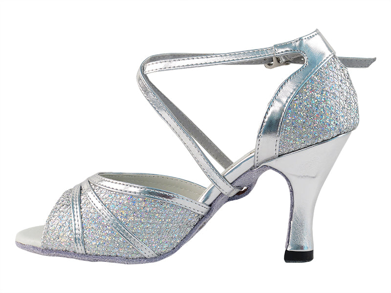6023 Silver Sparklenet & Silver Trim