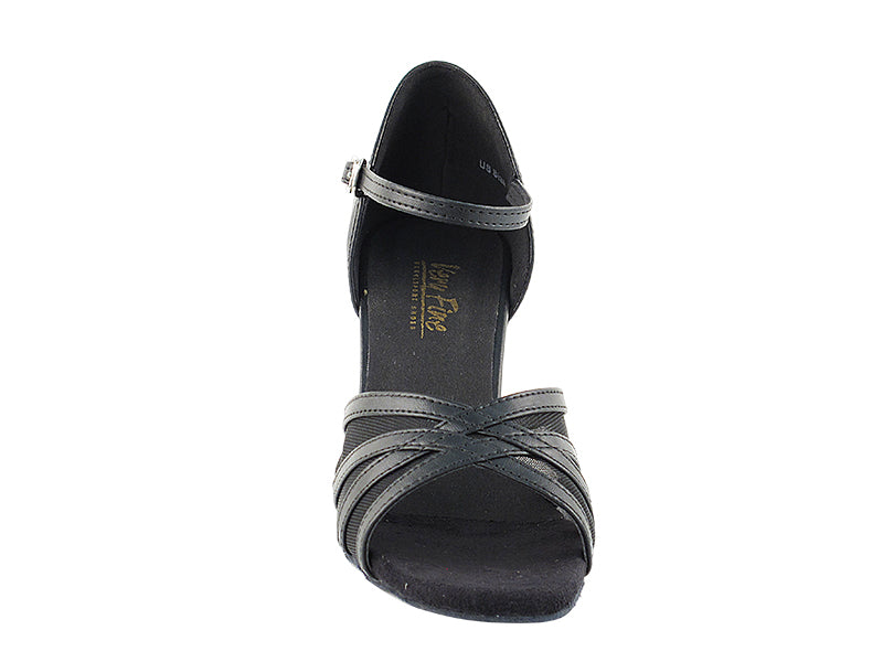 6027 Black Leather & Black Mesh