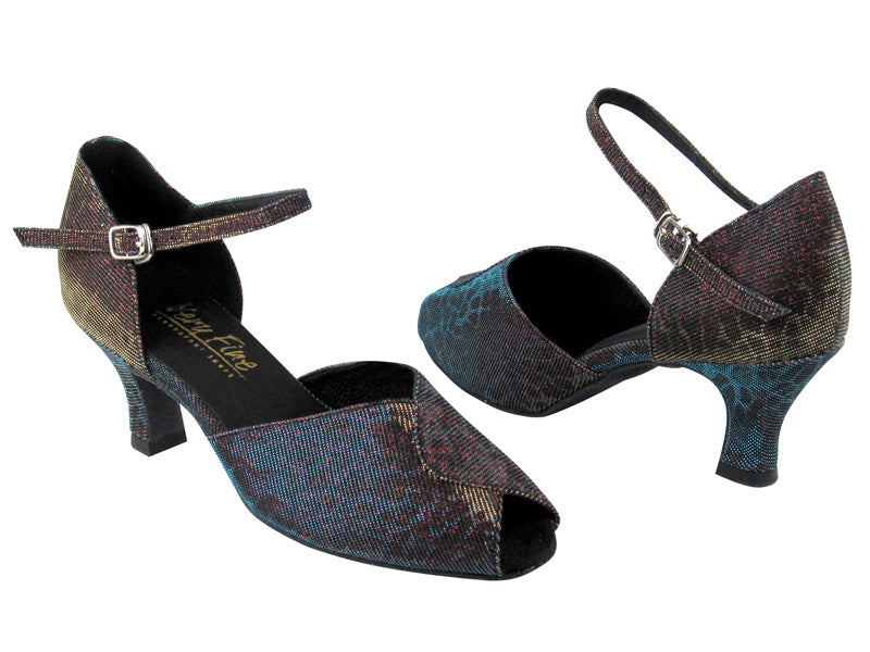 6028 95 Blue Illusion with 2.5" Low Heel in the photo