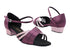 6030FTLEDSS 034 Purple Satin_019 Light Pink Stardust Trim_H with 1" Heel (8881) in the photo