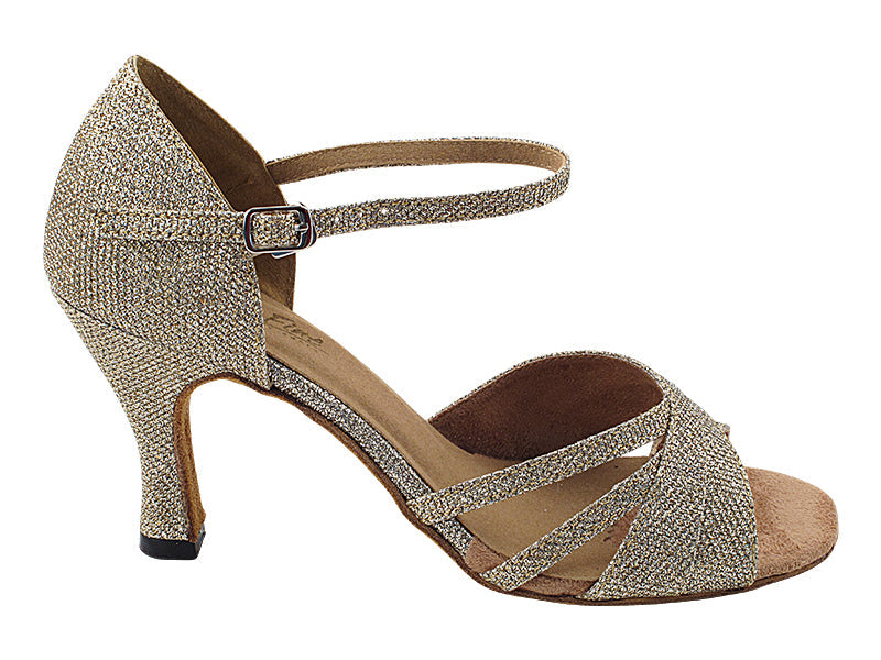 6030 276 Champagne Glitter with 3" Heel (6812) in the photo