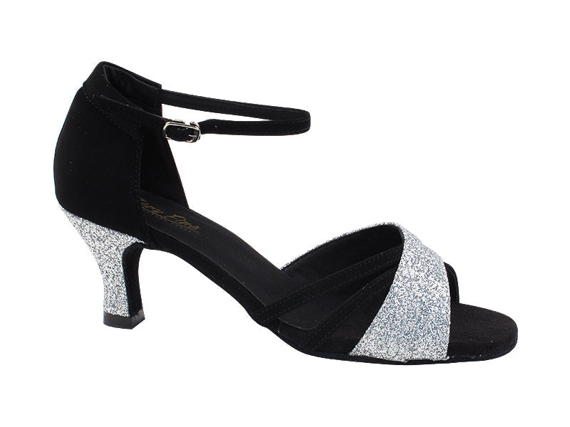 6030 Black Nubuck_126 Silver Stardust with 2.5" Heel (2899) in the photo