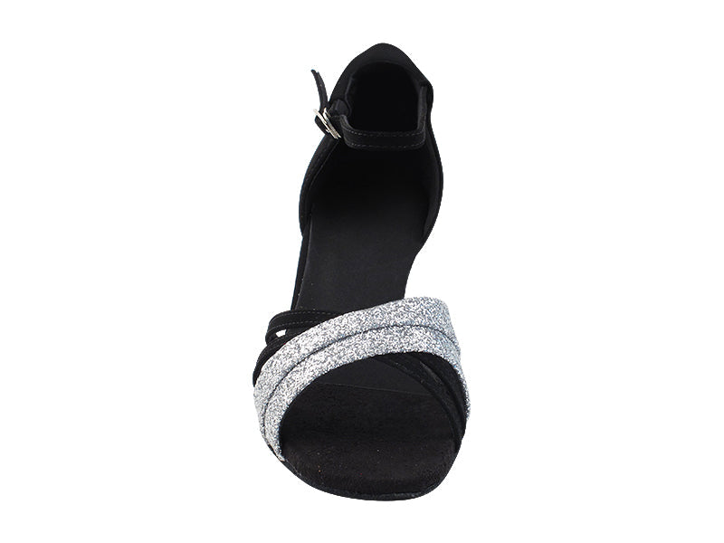 6030 Black Nubuck_126 Silver Stardust with 2.5" Heel (2899) in the photo