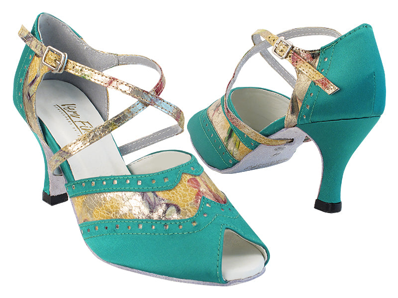 6035 302 Green Satin_290 Yellow Green Trim