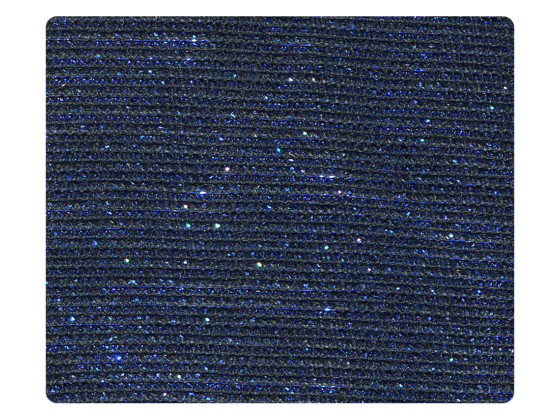 67 Glitter Dark Blue Illusion Satin Fabric Swatch