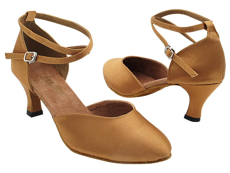 6817 Brown Satin with 2.5" Heel (2899) in the photo