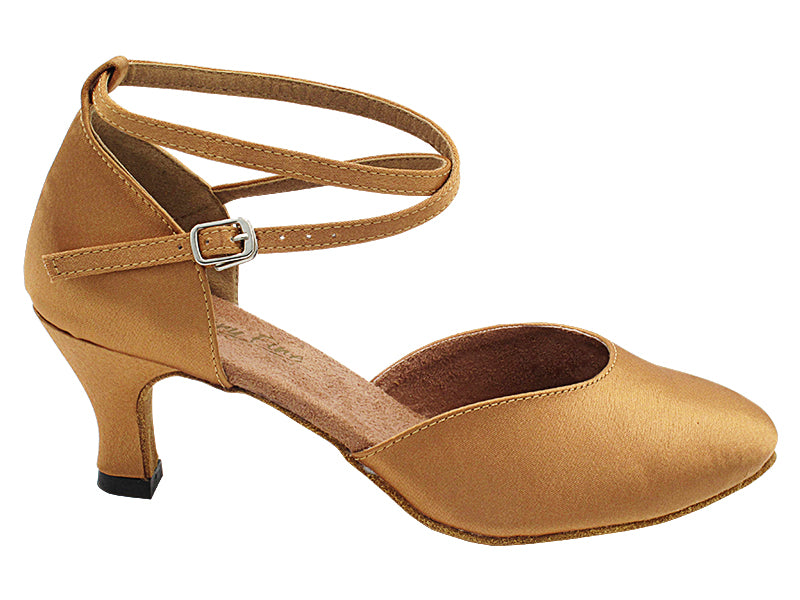 6817 Brown Satin with 2.5" Heel (2899) in the photo