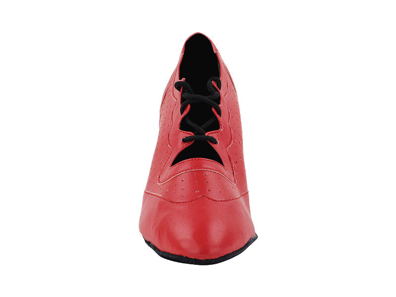 6823LEDSS Red Leathe & Red Leather Trim with 3" Heel (6812) in the photo