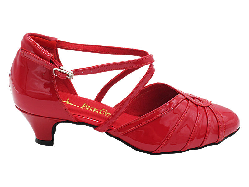 6825BLEDSS 131 Red Patent with 1.3" Cuban Heel (387) in the photo