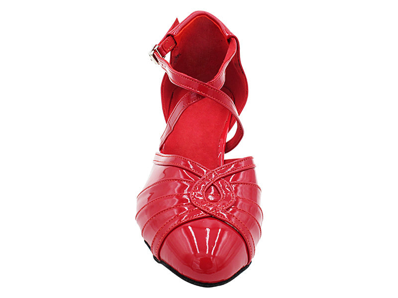 6825BLEDSS 131 Red Patent with 1.3" Cuban Heel (387) in the photo