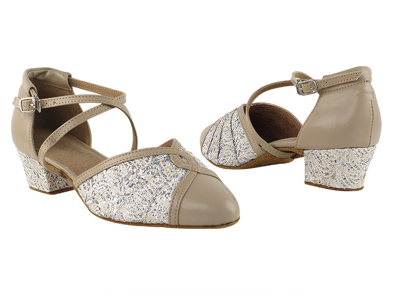 6825B 60 Tan PU_142 Brown_H with 1.5" Medium Heel in the photo