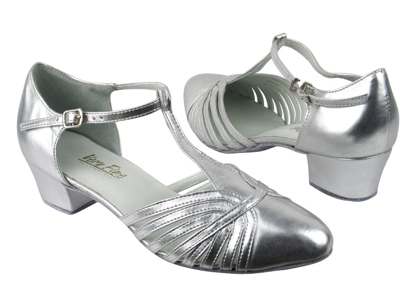 6829 151 Silver Leather with 1.5" heel in the photo