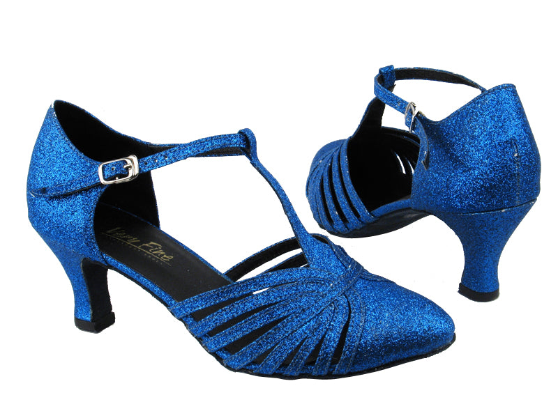 6829 234 Blue Stardust with 2.5" low heel in the photo