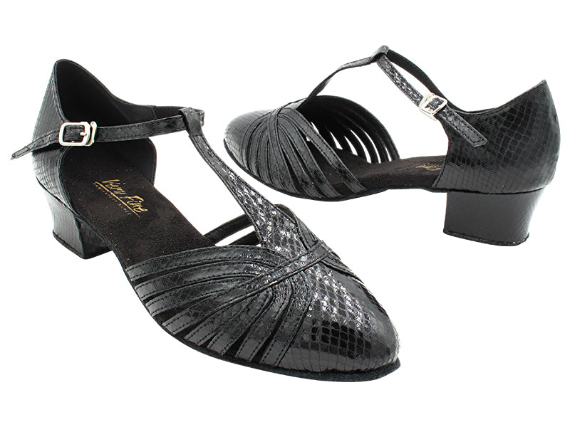 6829 222 Snake Black with 1.5" Heel (2001) in the photo