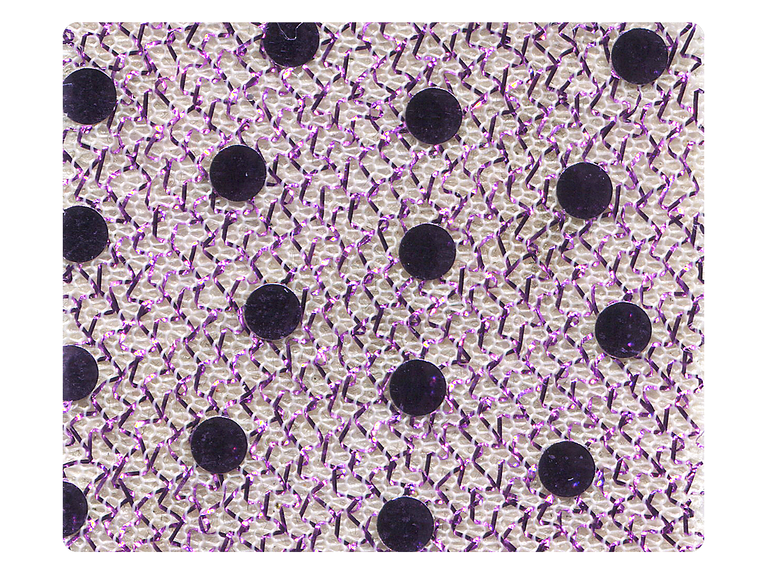 68 Purple Dots Fabric Swatch