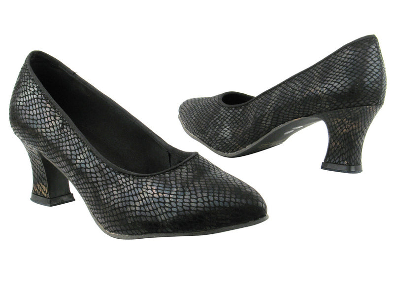 6901 85 Black Snake with 2.2" Thick Cuban Heel in the photo