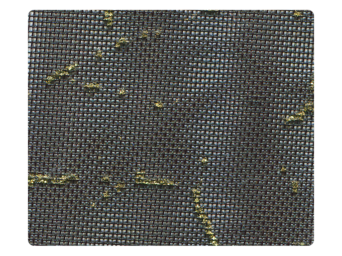 77 Black Mesh Fabric Swatch