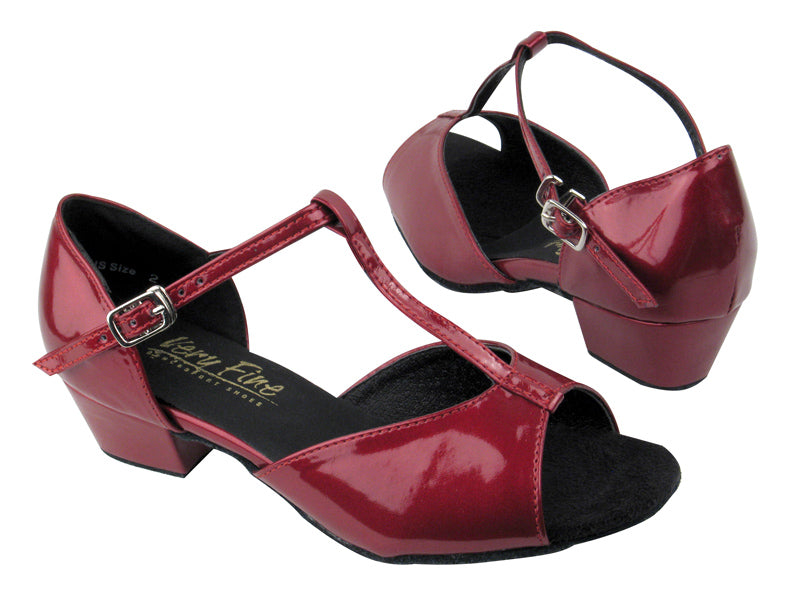 801G Red Patent with 1.5" heel in the photo