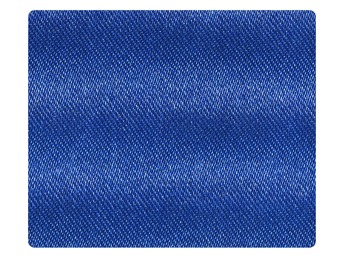 84 Gem Blue Satin Fabric Swatch