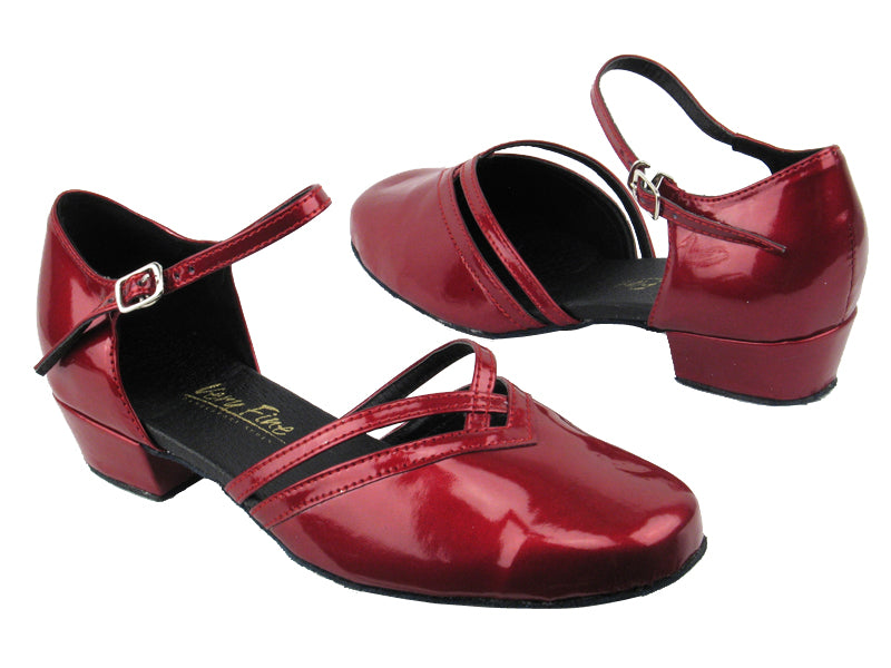 8881 131 Red Patent with 1" women heel in the photo
