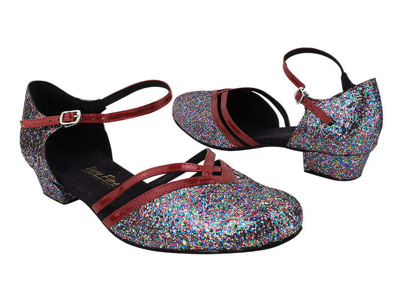 8881 189 Party Sparkle_131 Red Patent Trim