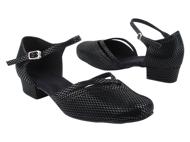 8881 295 Black Velvet_295 Black Velvet Trim with 1" Heel (8881) in the photo