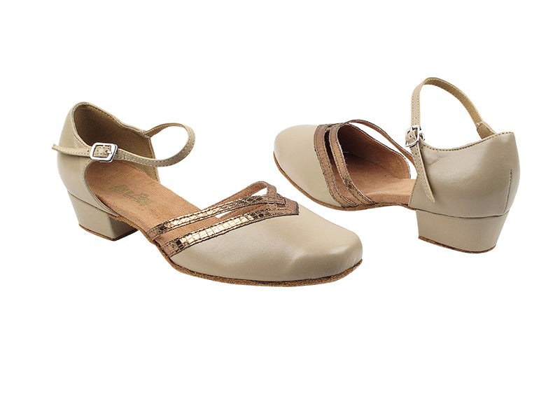 8881 60 Tan PU_223 Snake Copper with 1" Heel in the photo