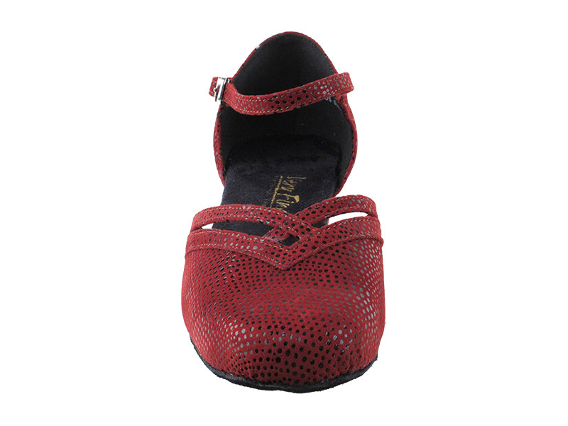 8881BLEDSS Burgundy Velvet with 1" Women Heel (8881) in the photo