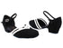 8881 136 Black Nubuck_139 White PU Trim with 1" Women Heel in the photo