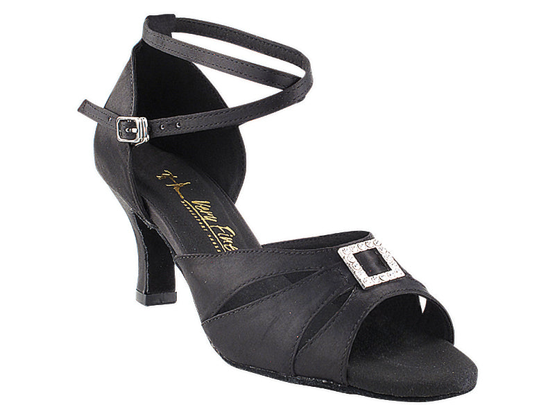 8906LEDSS Black Satin with 2.5" Heel (2899) in the photo