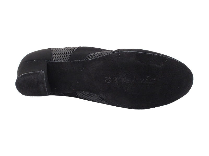 901LEDSS Black Nubuck & Black Knit Mesh with 1.5" Latin Heel in the photo