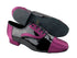 916102 111 Purple Satin & Black Patent with 1" Heel in the photo