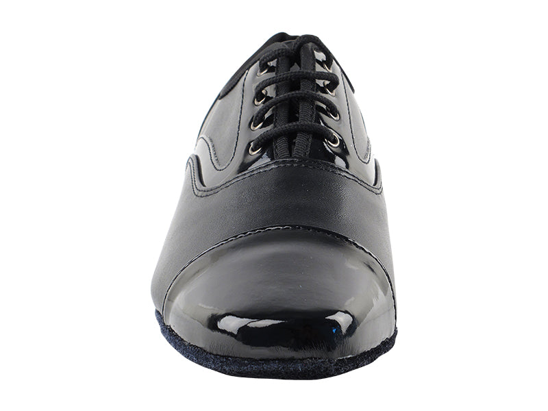 916102 Black Patent & Black Leather