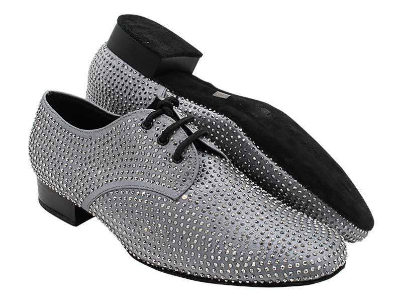 916103Bling Grey Satin with Men 1" Standard Heel (2002) in the photo