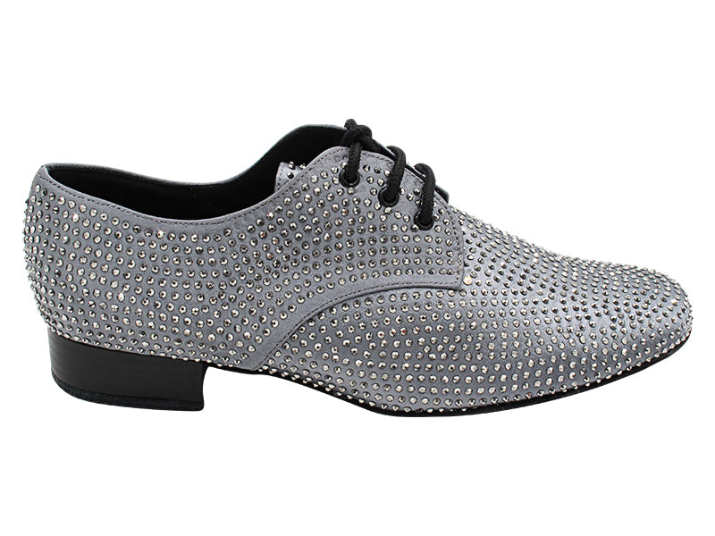 916103Bling Grey Satin with Men 1" Standard Heel (2002) in the photo