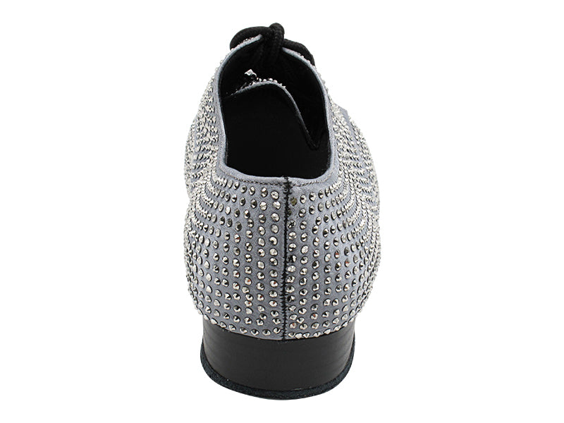 916103Bling Grey Satin with Men 1" Standard Heel (2002) in the photo