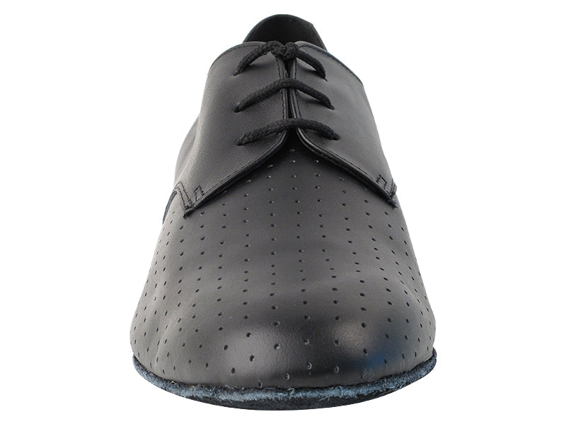 916103 Cuir perforé noir