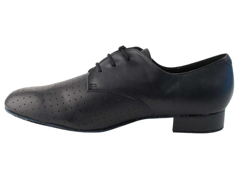 916103 Cuir perforé noir